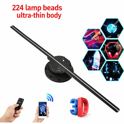 3D Hologram Fan 224 LED Light Beads