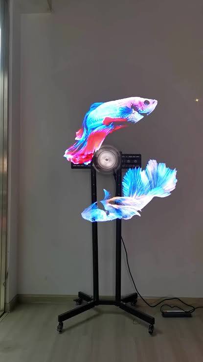 3D Hologram Fan 224 LED Light Beads